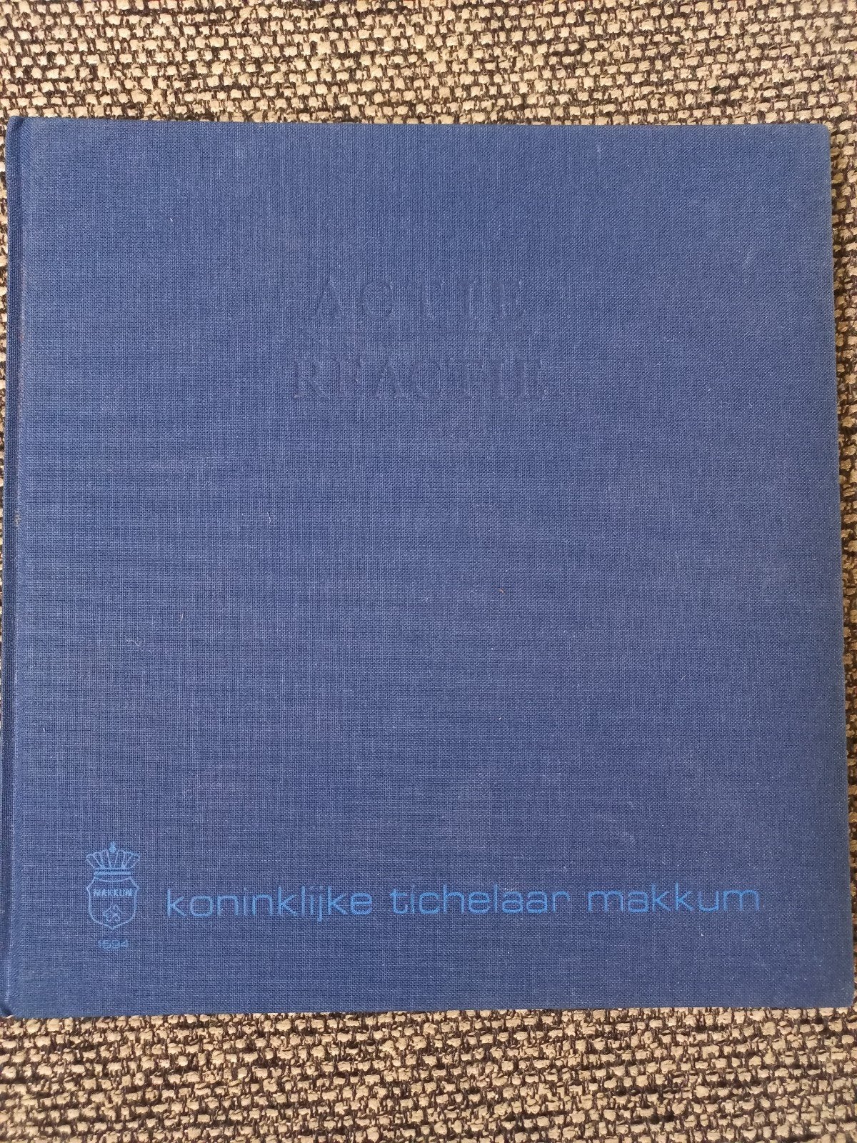 Koninklijke Tichelaar Makkum - Actie Reactie (55 pagina's), Ophalen of Verzenden, Zo goed als nieuw, Onbekend, Nederland