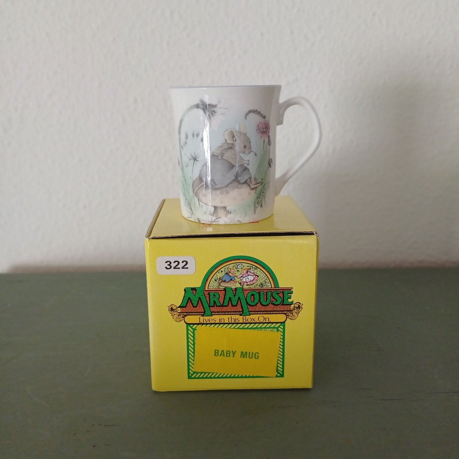 Mr. Mouse Baby Mok - Elizabethian Fine Bone China, Huis en Inrichting, Ophalen of Verzenden