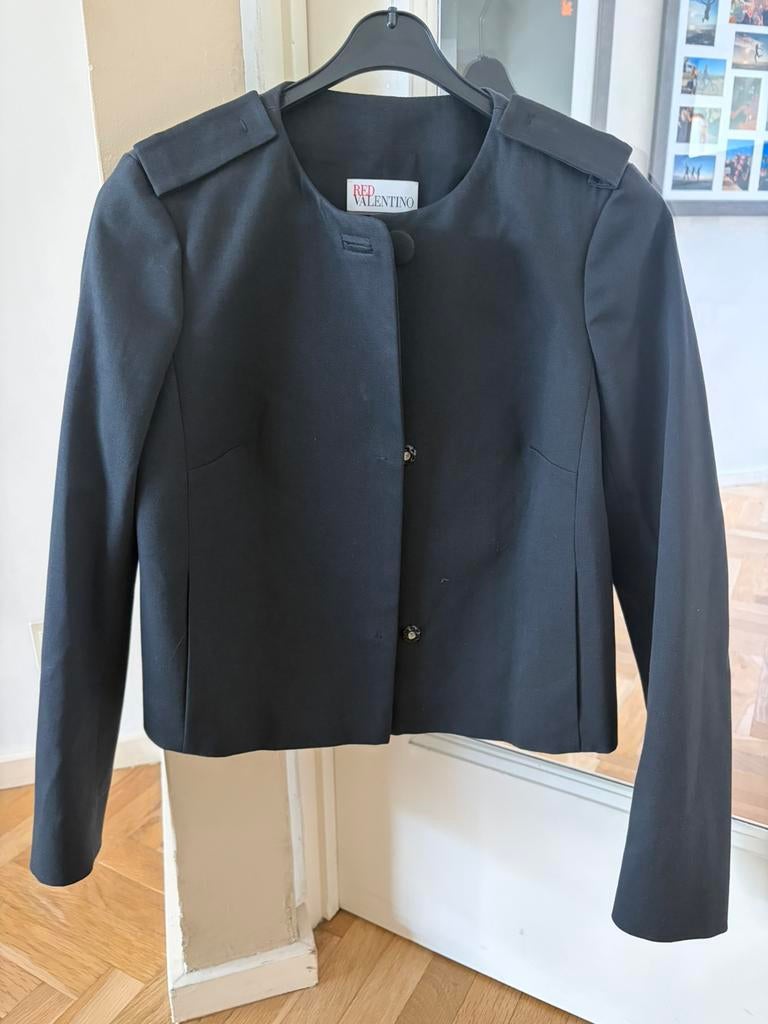 Zwart jasje Red Valentino maat xs/s (it 40), Ophalen of Verzenden, Zo goed als nieuw, Maat 36 (S), Zwart