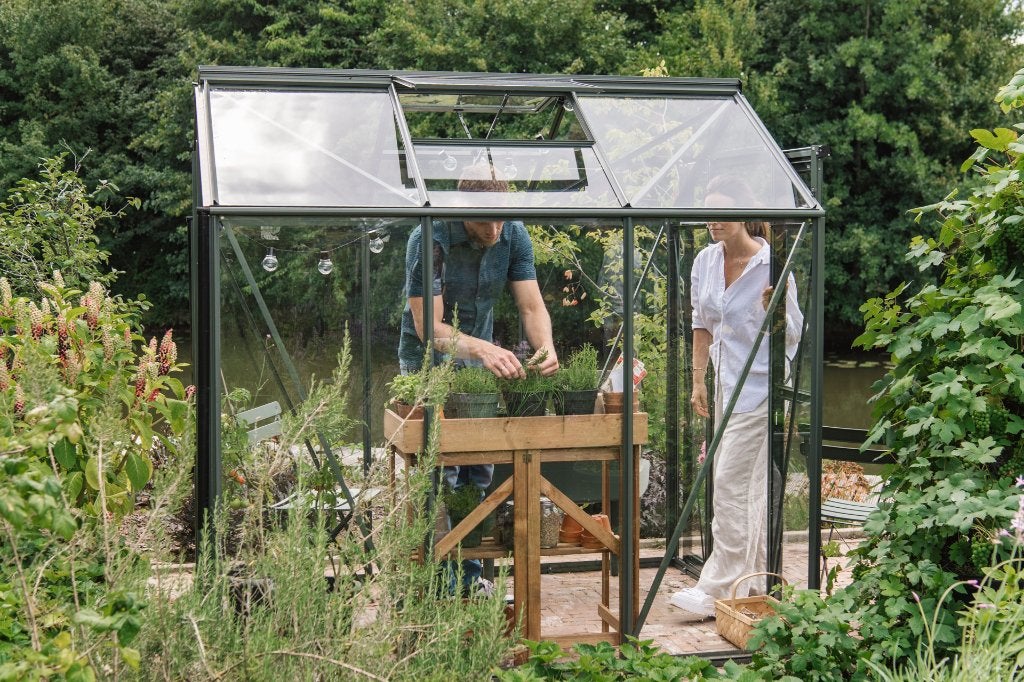 Tuinkas kopen? Ruime keuze vanaf €449! Snelle levering!, Ophalen of Verzenden, Glas, Aluminium, Kweekkas
