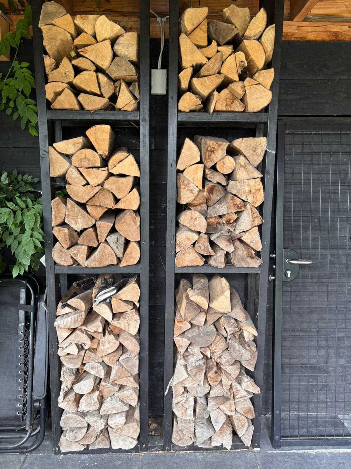 Partij haardhout gedroogd  50,-, Tuin en Terras, Haardhout, Minder dan 3 m³, Ophalen