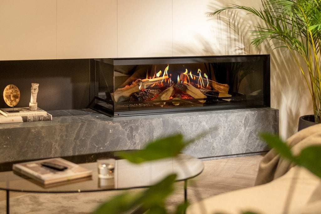 Kalfire E-one 130C links, Ophalen, Nieuw, Inbouwhaard, Elektrische haard