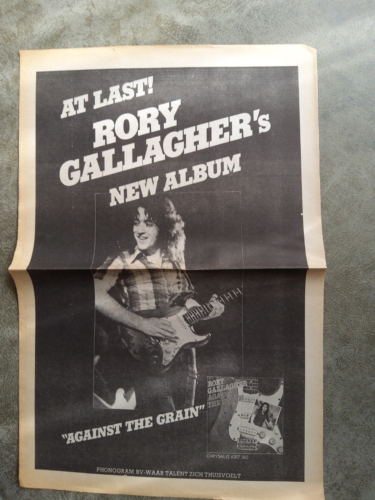 Rory Gallagher: Promo his new album, Ophalen of Verzenden, Film en Tv