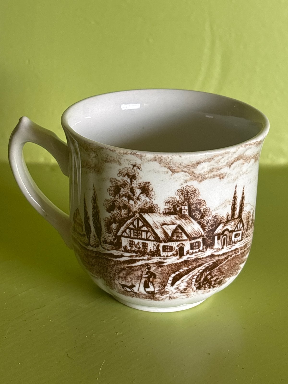 Antieke Crown Ducal Bridge Scenes Kopje - Made in England, Ophalen of Verzenden