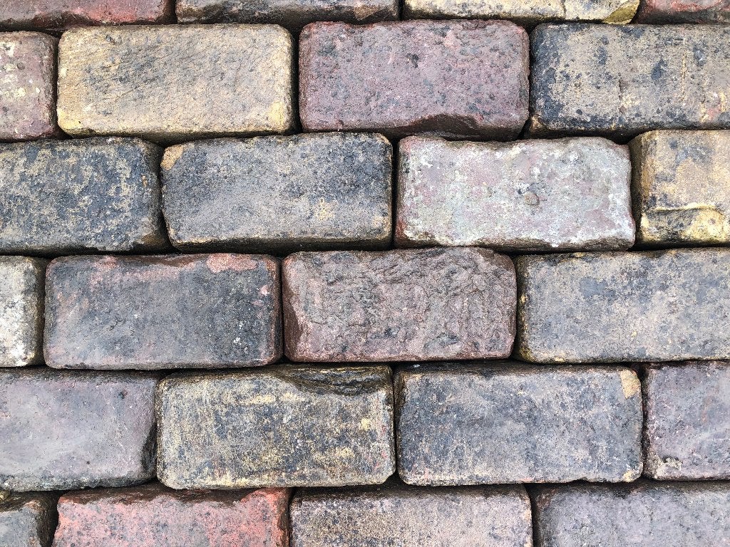 Straat stenen, gebakken klinkers, Keiformaat gebruikt SBV05, Tuin en Terras, Tegels en Klinkers, Gebruikt, Keramiek, Klinkers