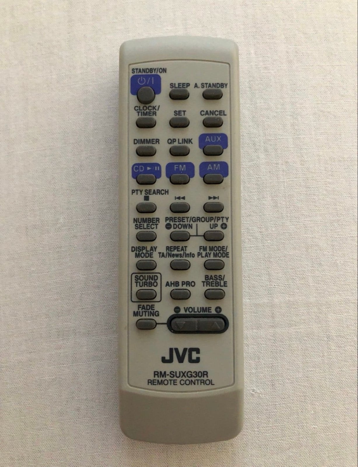 JVC RM-SUXG30R Afstandsbediening, Ophalen of Verzenden, Gebruikt, Origineel, Mediaspeler