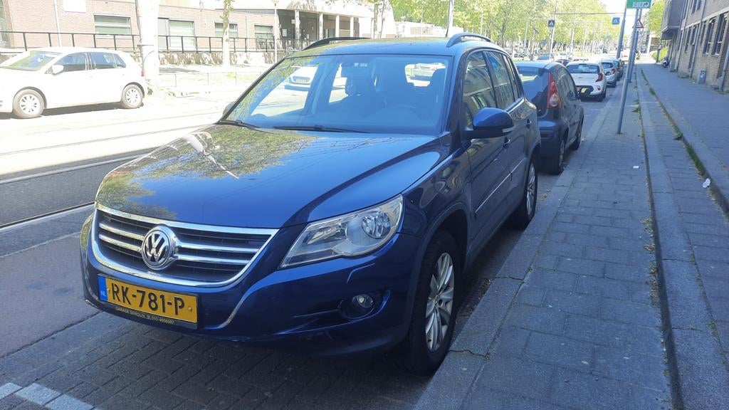 Volkswagen Tiguan 2.0 Tfsi 125KW 4MOTION DSG 2009 152.000km, Auto's, Automaat, Navigatiesysteem, Zwart, 4 cilinders