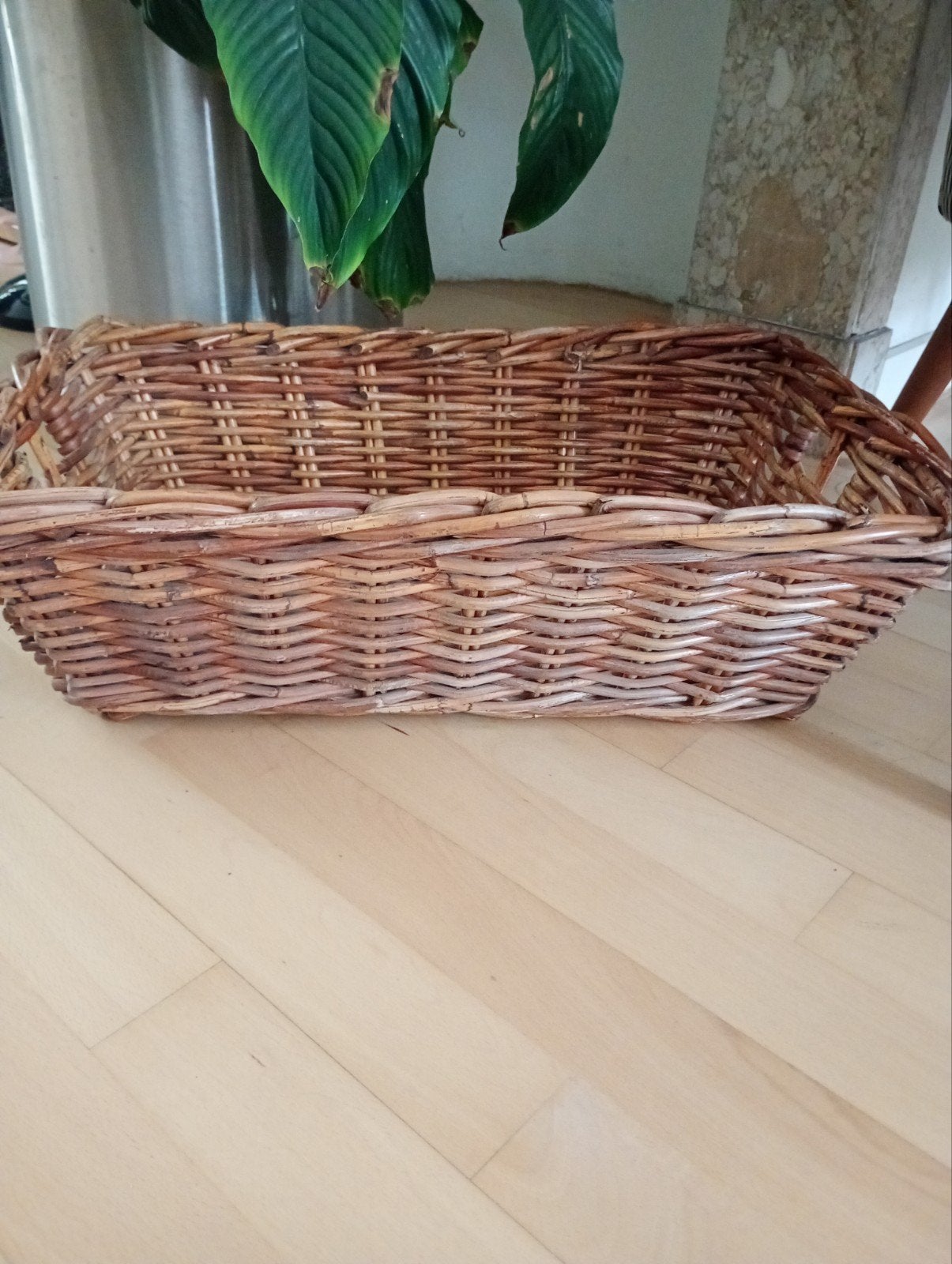 Rieten (Wilgentenen) mand., Ophalen, Rechthoekig, Riet
