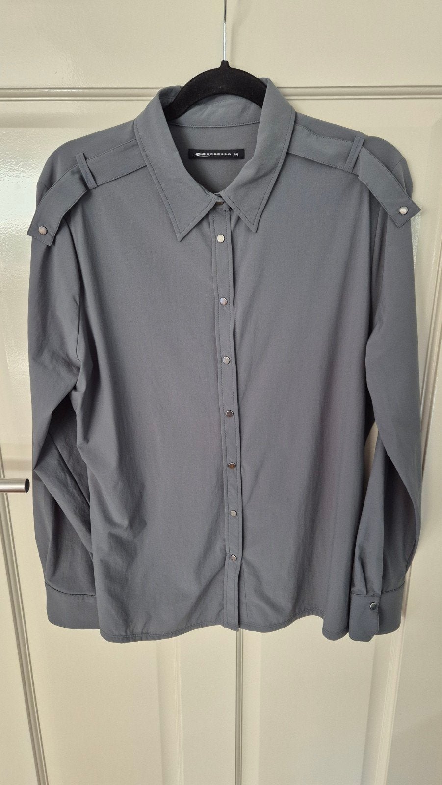 Expresso Travelstof Blouse Groen Maat 44, Ophalen of Verzenden, Zo goed als nieuw, Maat 42/44 (L), Groen