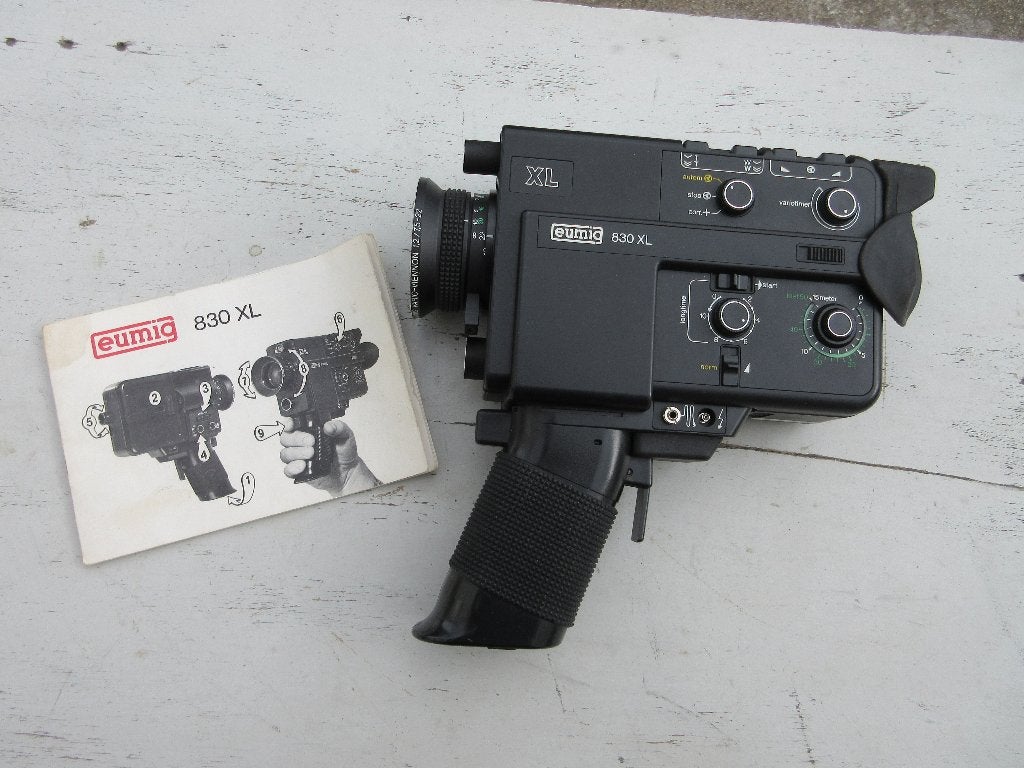 Vintage Eumig 830 XL Super 8 - filmcamera, Ophalen of Verzenden, 8mm, Camera
