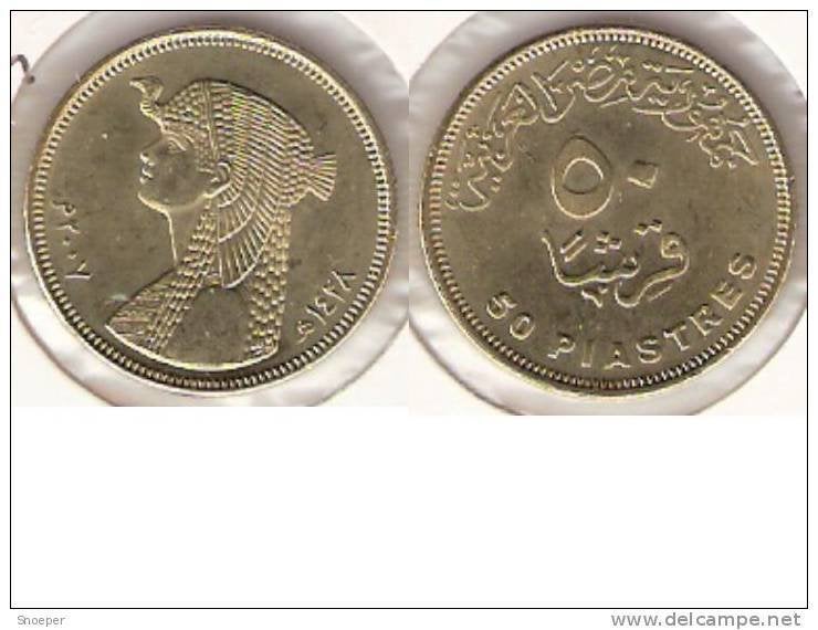 Egypte,50 piastres 2007 ,km new, unc, Verzenden, Egypte, Losse munt