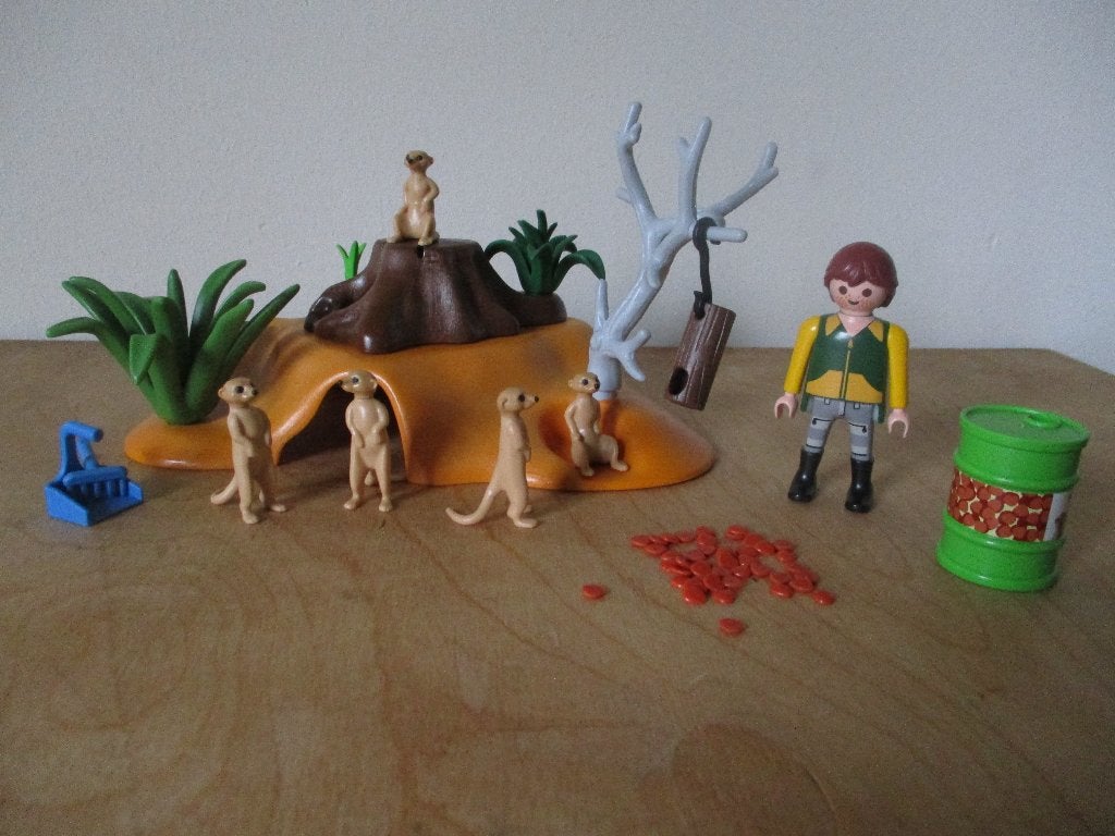 Playmobil 4853 stokstaartjes, Kinderen en Baby's, Ophalen of Verzenden, Gebruikt, Complete set, Figuren