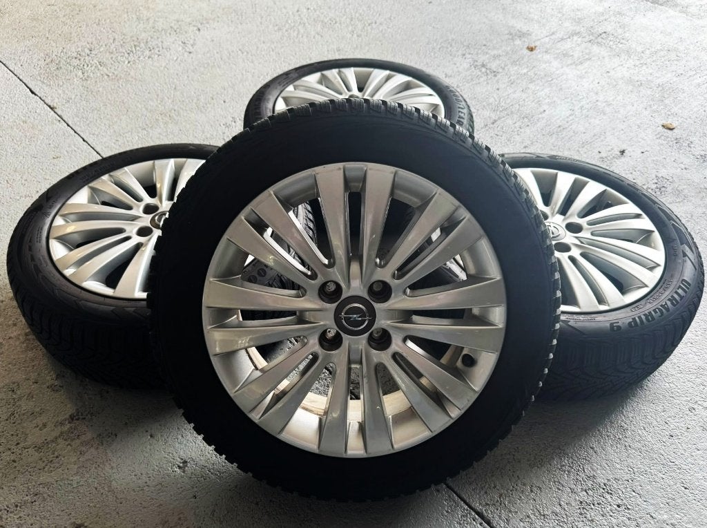 Opel karl winterbanden, Ophalen, Gebruikt, 16 inch, Banden en Velgen