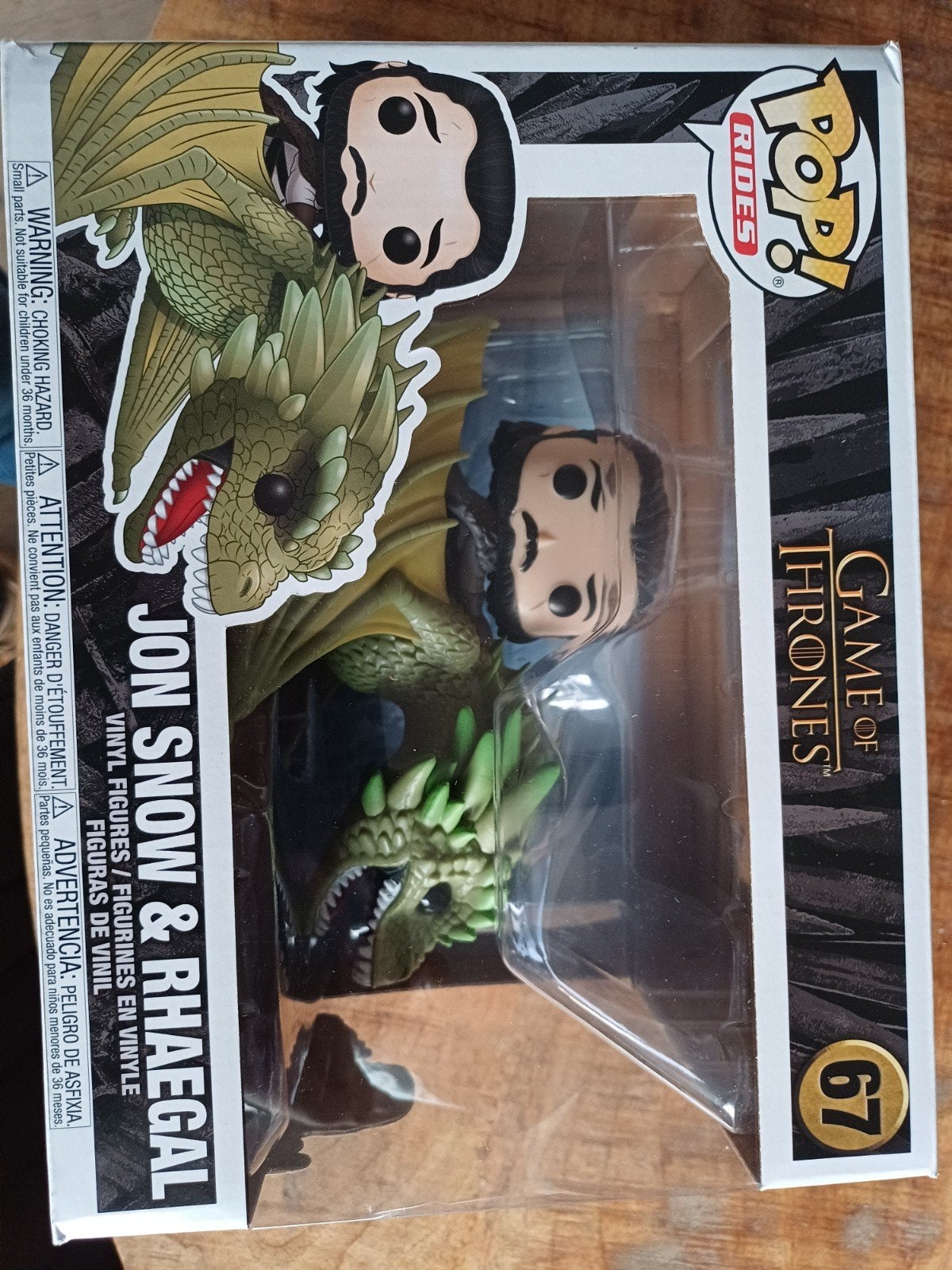 Funko Pop! Game of Thrones – Jon Snow with Rhaegal #67, Ophalen of Verzenden