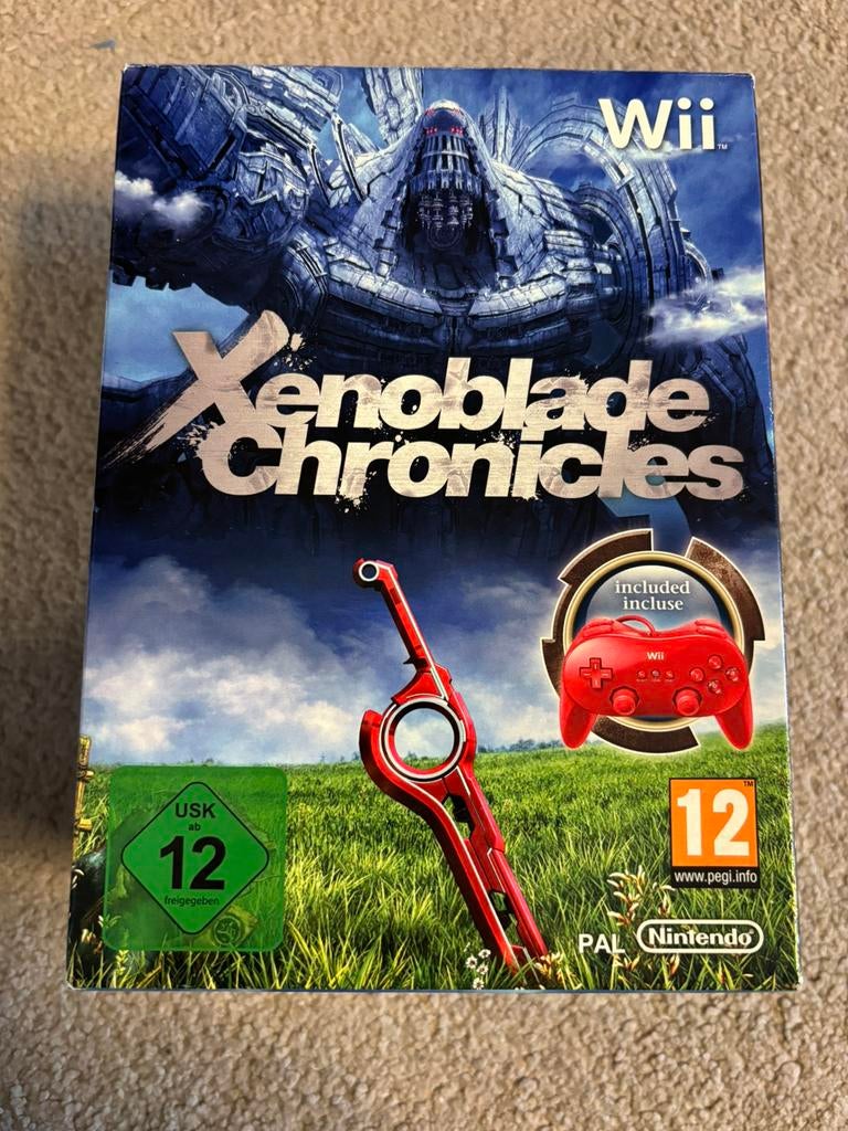 Xenoblade Chronices Limited Edition + Rode Controller (Wii), Spelcomputers en Games, Games | Nintendo Wii, Zo goed als nieuw, Role Playing Game (Rpg)