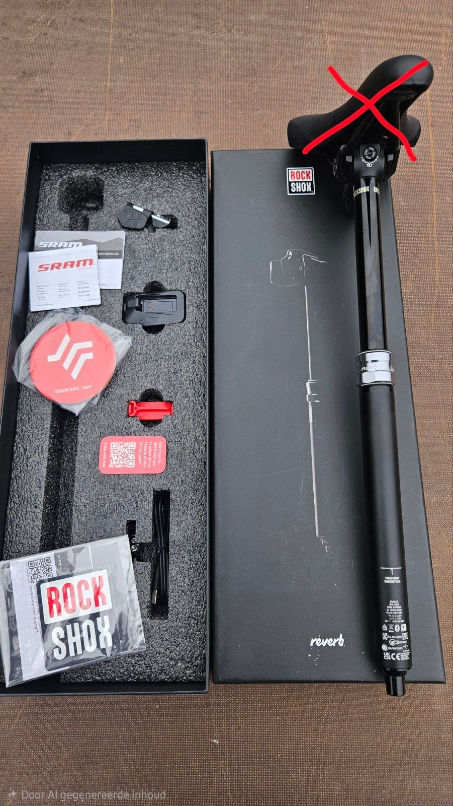 RockShox Reverb AXS 170mm A1 Dropperpost | maar 7H gebuikt!, Fietsen en Brommers, Overige typen, Ophalen of Verzenden, Zo goed als nieuw
