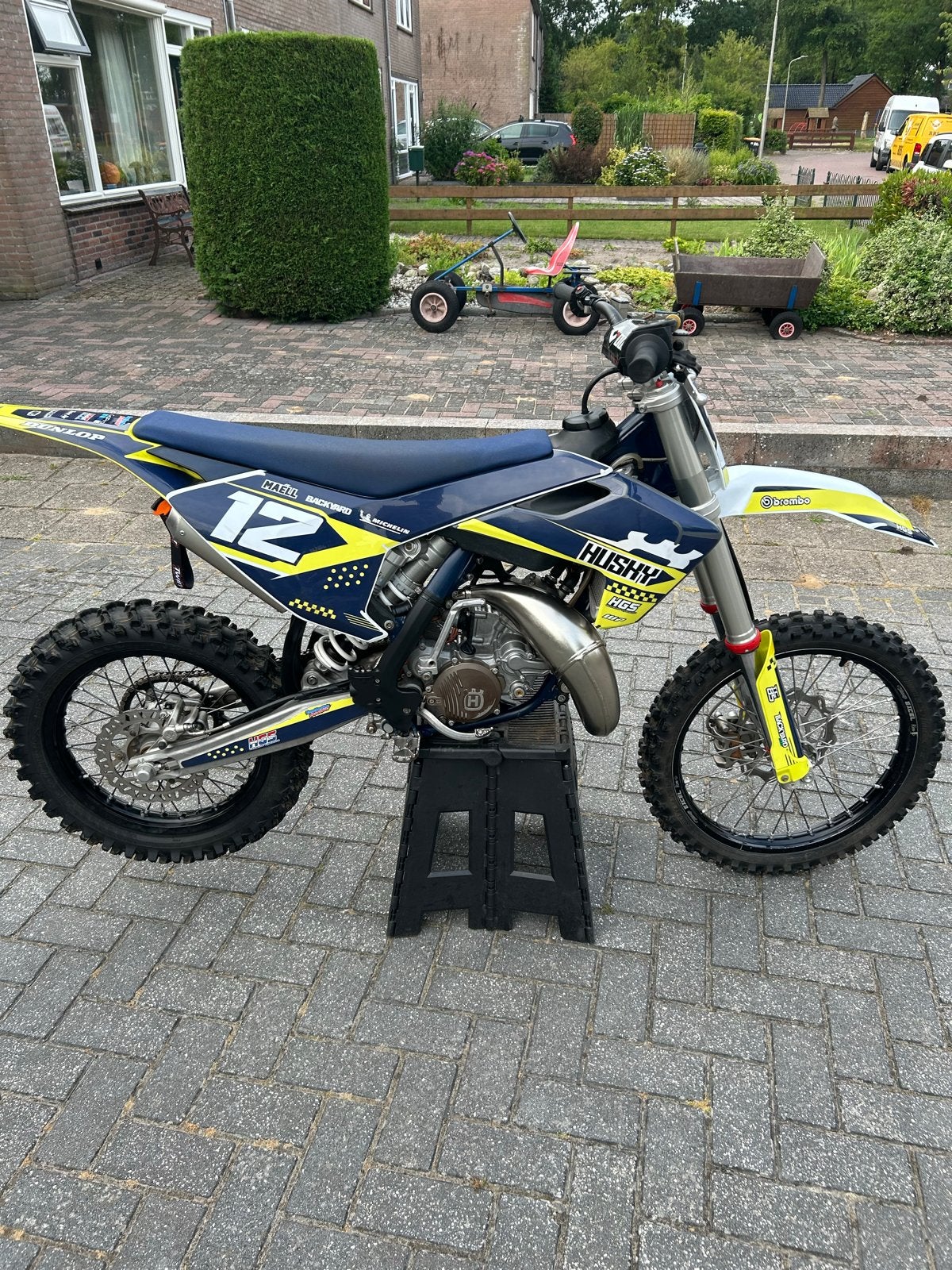 Nette Husqvarna TC 85 2021 - nieuwe kappenset, Motoren, 85 cc, Gebruikt, Particulier, Crossmotor