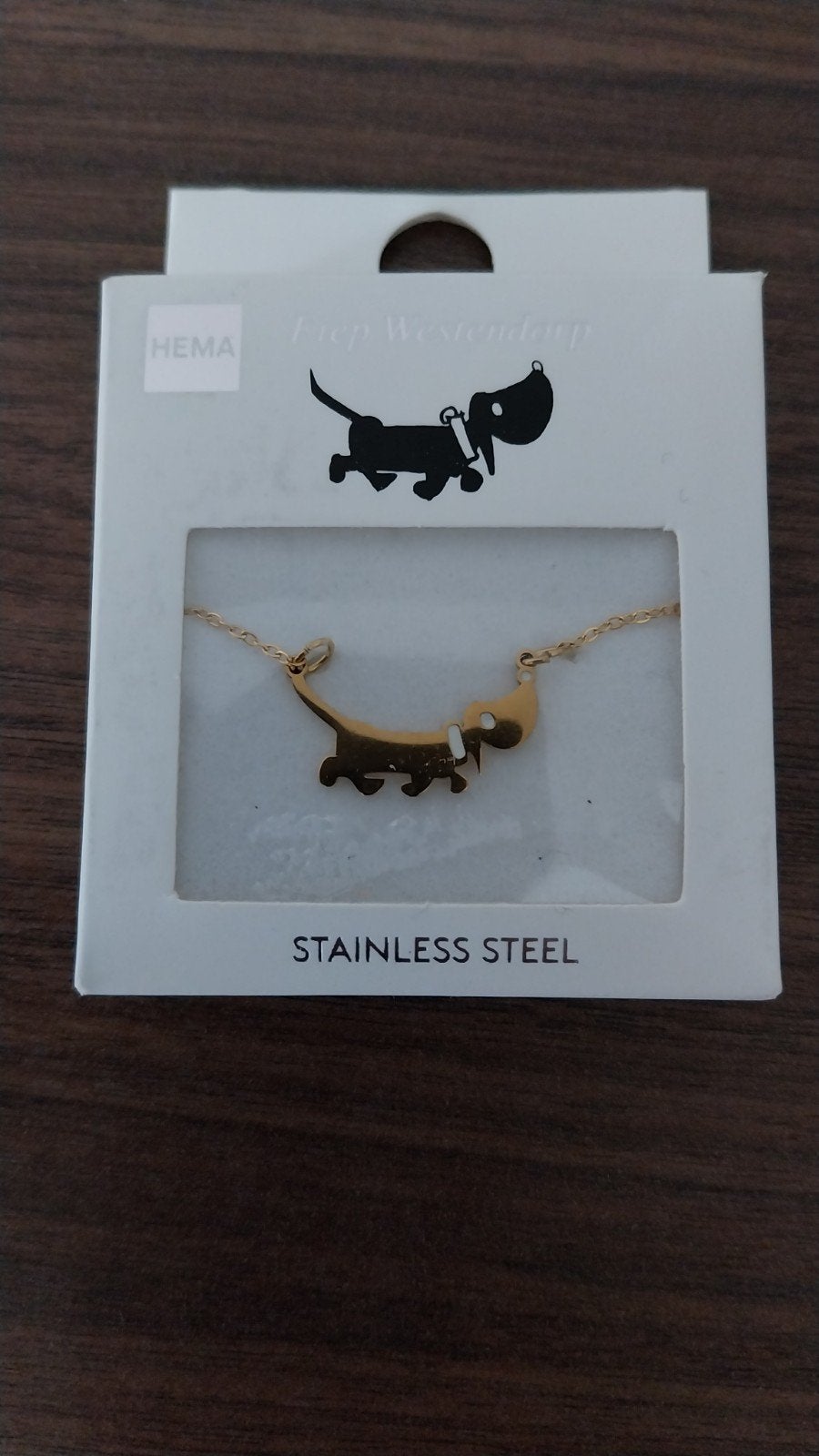 Goudkleurige ketting van Takkie - HEMA, Sieraden, Tassen en Uiterlijk, Verzenden, Nieuw, Goud, Overige materialen