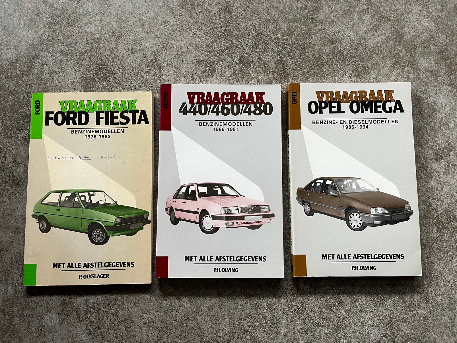 Benzinemodellen 1986-1991, Gelezen, Volvo, Ophalen of Verzenden, P.H. Olving