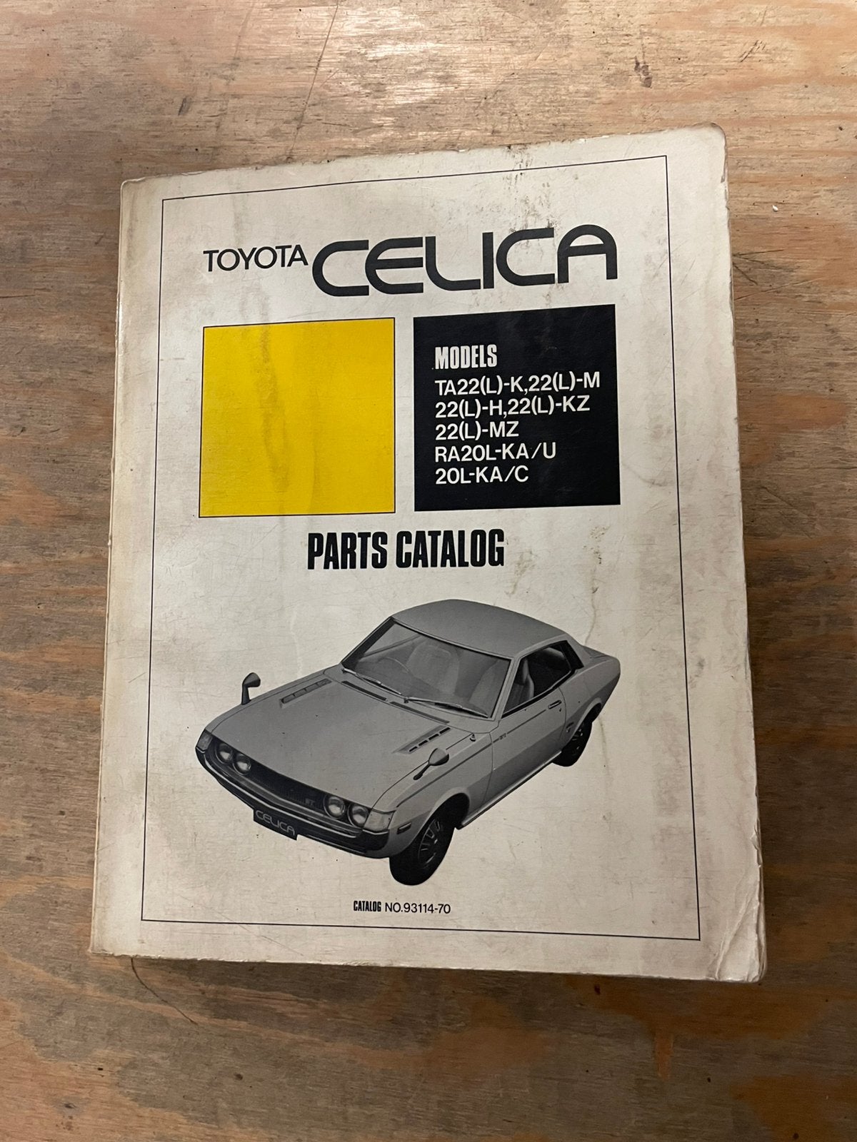 Toyota celica ta22 1970 parts catalog gebruikt, Ophalen of Verzenden