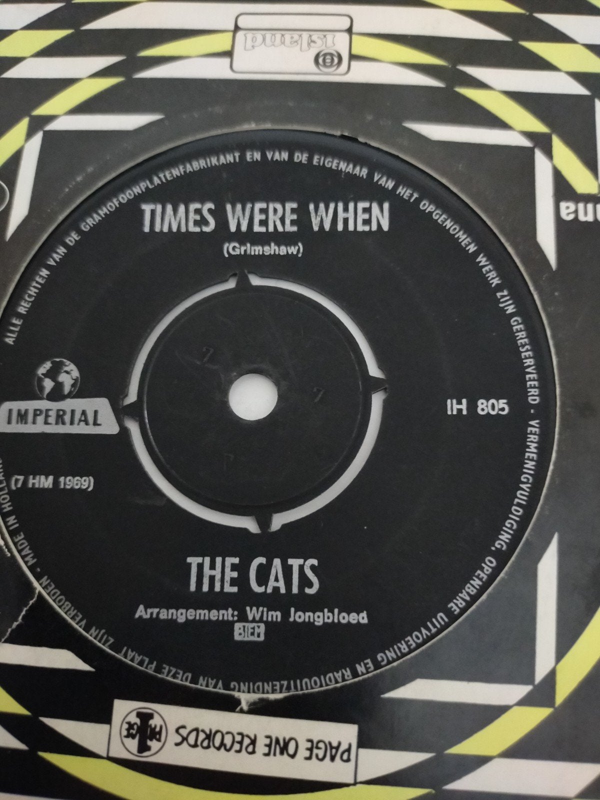 The Cats , times were when, Ophalen of Verzenden, Zo goed als nieuw, Pop