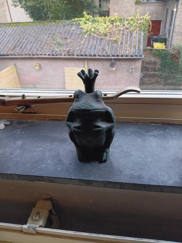 Decoratieve kikkervorst met kroon, Ophalen of Verzenden