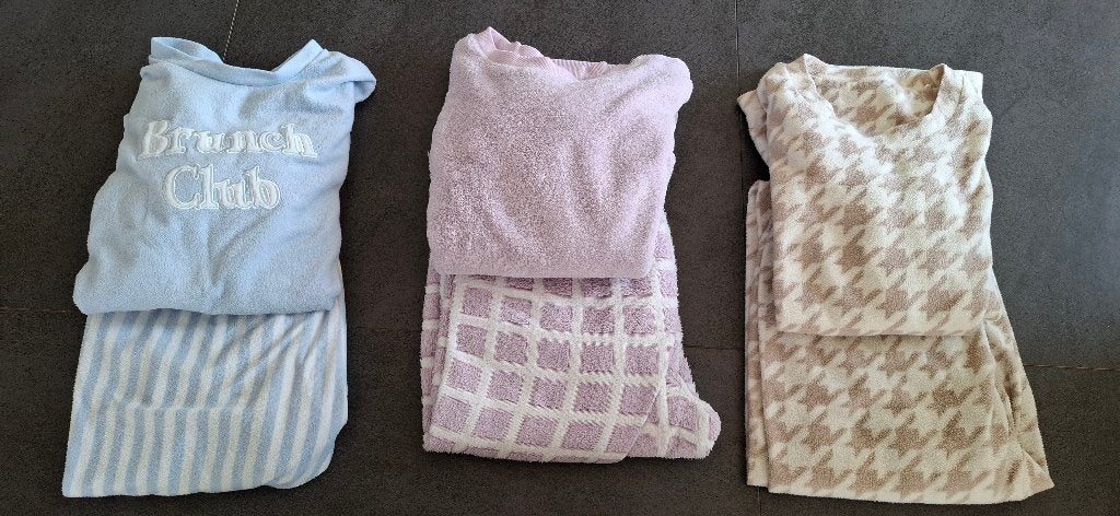3 pyjama's maat XS. Dameskleding / nachtkleding. Fleece!, Kleding | Dames, Primark, Ophalen of Verzenden, Zo goed als nieuw, Maat 34 (XS) of kleiner