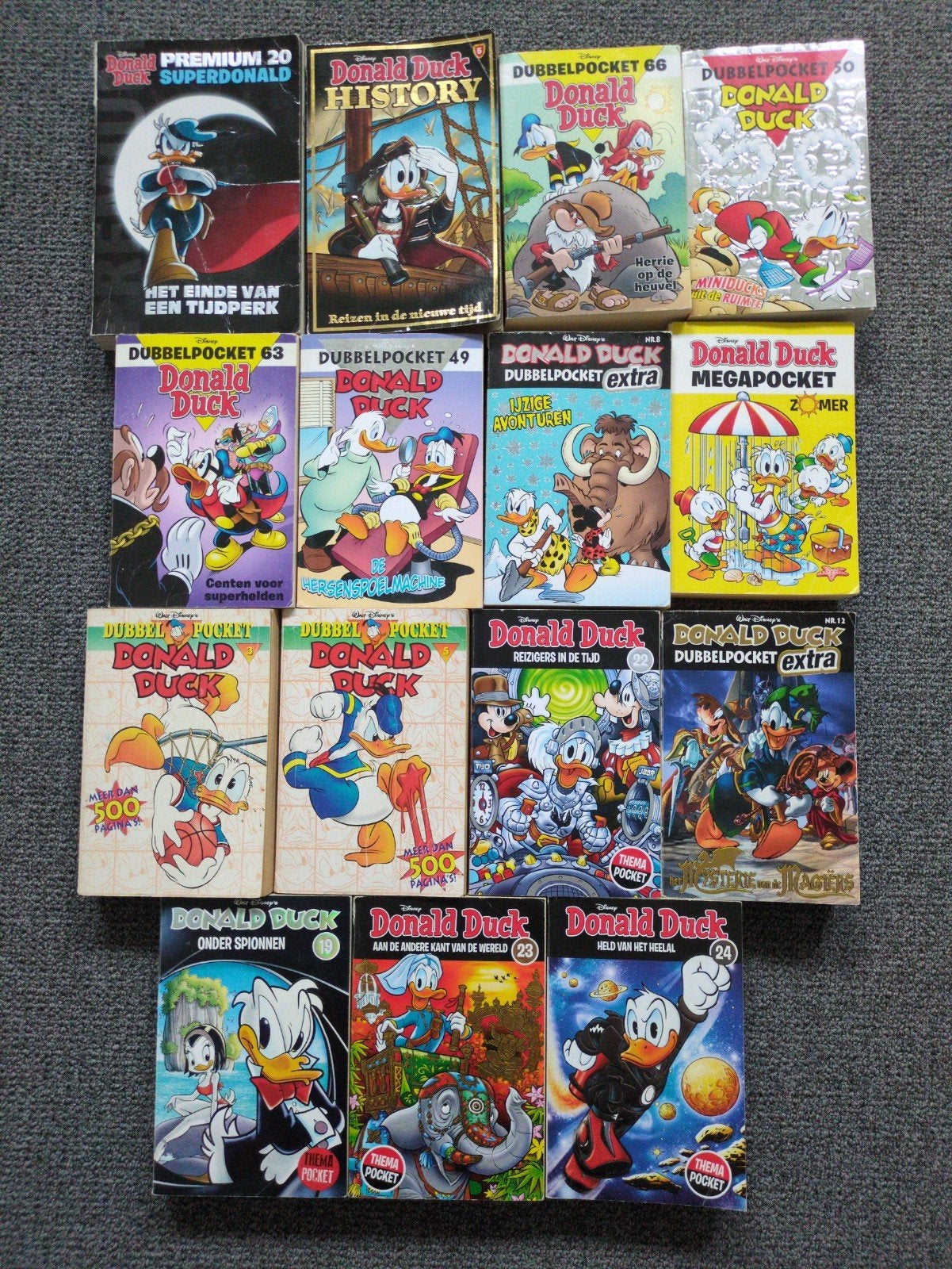 15 x Donald Duck dubbel pocket, Meerdere comics, Ophalen of Verzenden, Gelezen, Europa