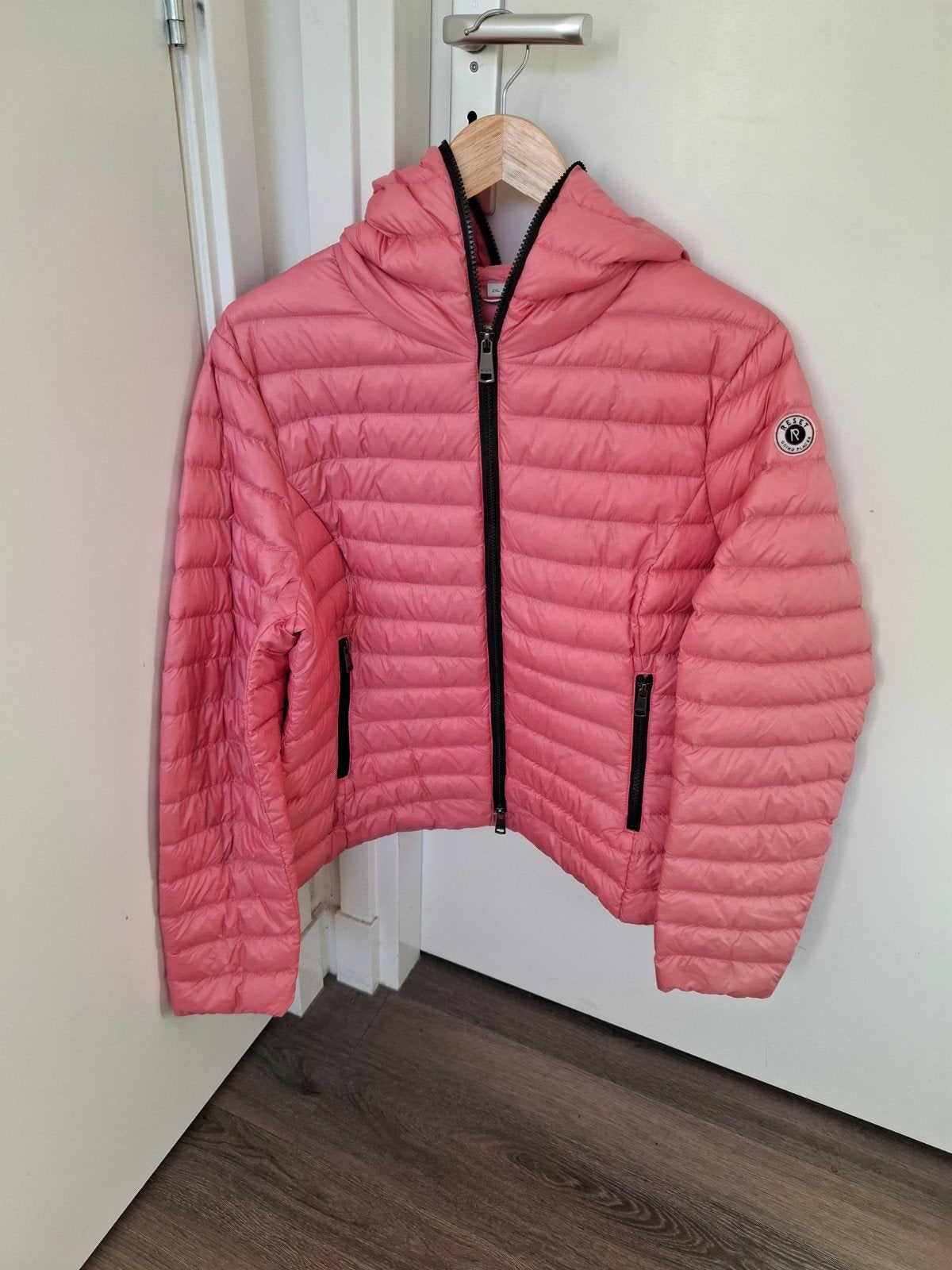 RESET Dames donsjack - Lichtroze - Maat 2XL, RESET, Maat 46/48 (XL) of groter, Ophalen of Verzenden, Zo goed als nieuw