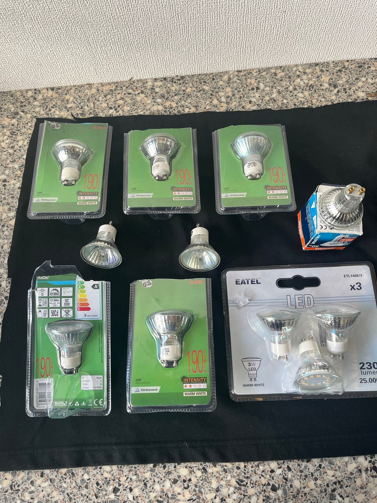 Diverse LED en Halogeen Lampen - GU10, GU5.3, Warm Wit, Led-lamp, GU10, Ophalen of Verzenden, Zo goed als nieuw