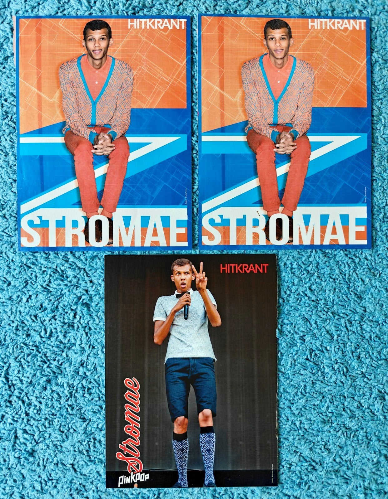 Stromae posters hitkrant, Rechthoekig Staand, A4 of kleiner, Nieuw, Ophalen of Verzenden
