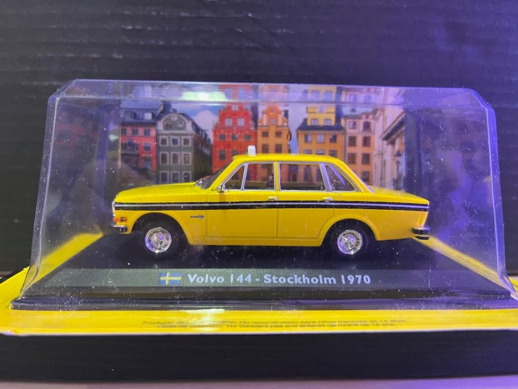 Altaya Volvo 144 Stockholm Taxi, Hobby en Vrije tijd, Modelauto's | 1:43, Ophalen of Verzenden, Nieuw, Auto, Overige merken