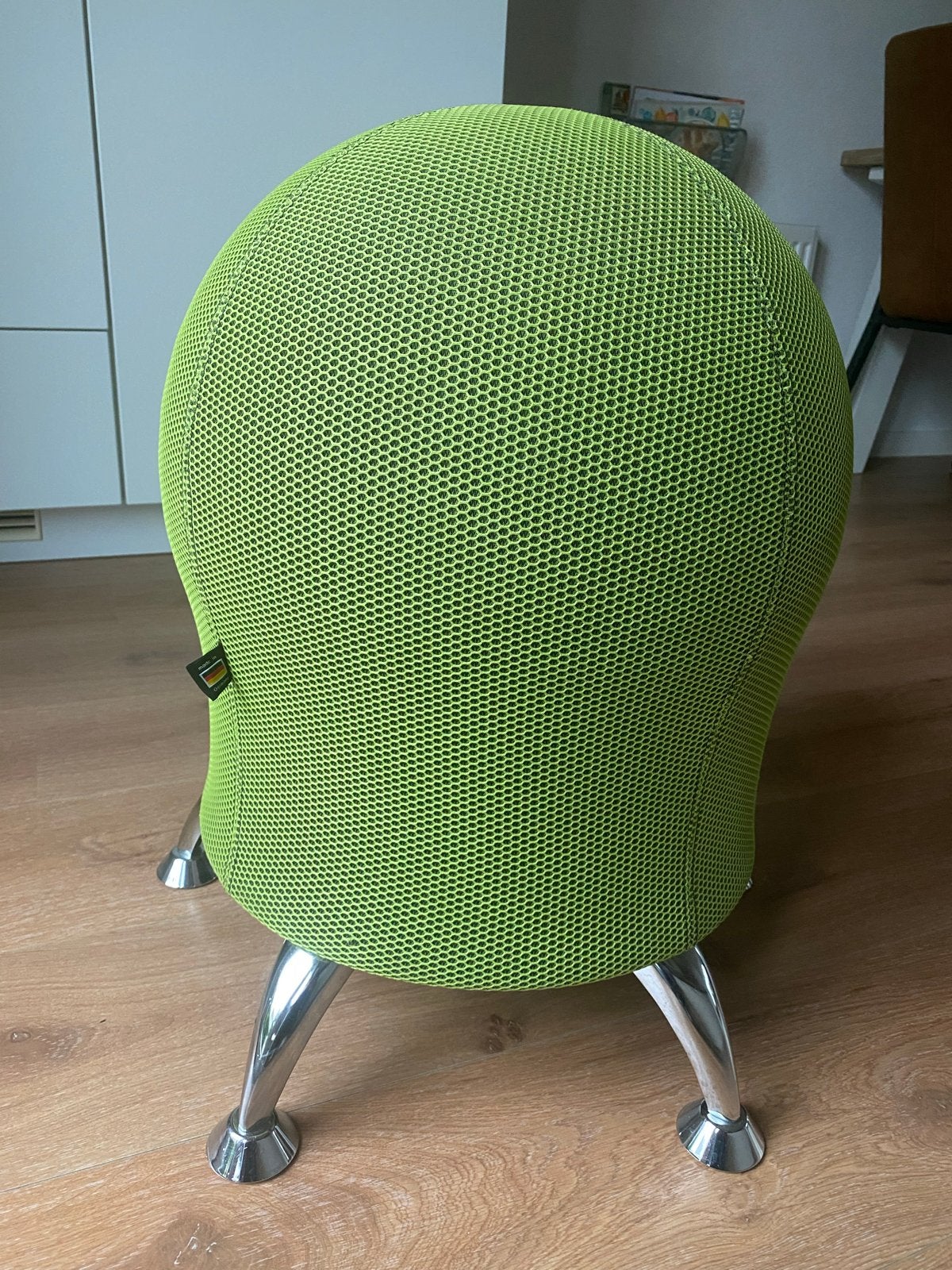 Ergonomische Balstoel - Groen (56 bij 45cm), Huis en Inrichting, Ophalen, Overige kleuren, Zo goed als nieuw, Metaal