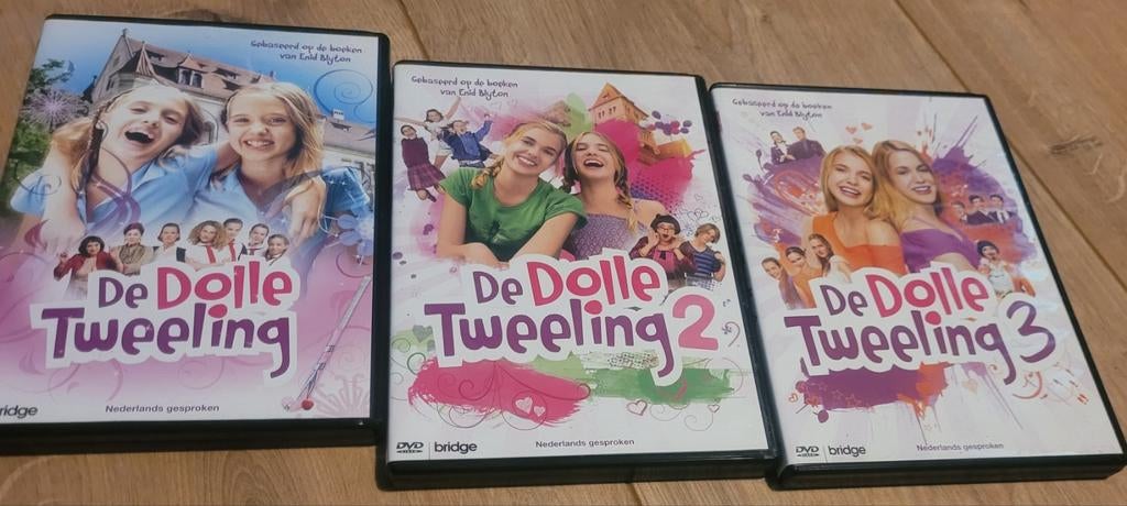 De Dolle Tweeling DVD Boxset (1, 2 & 3), Ophalen, Avontuur, Alle leeftijden, Boxset