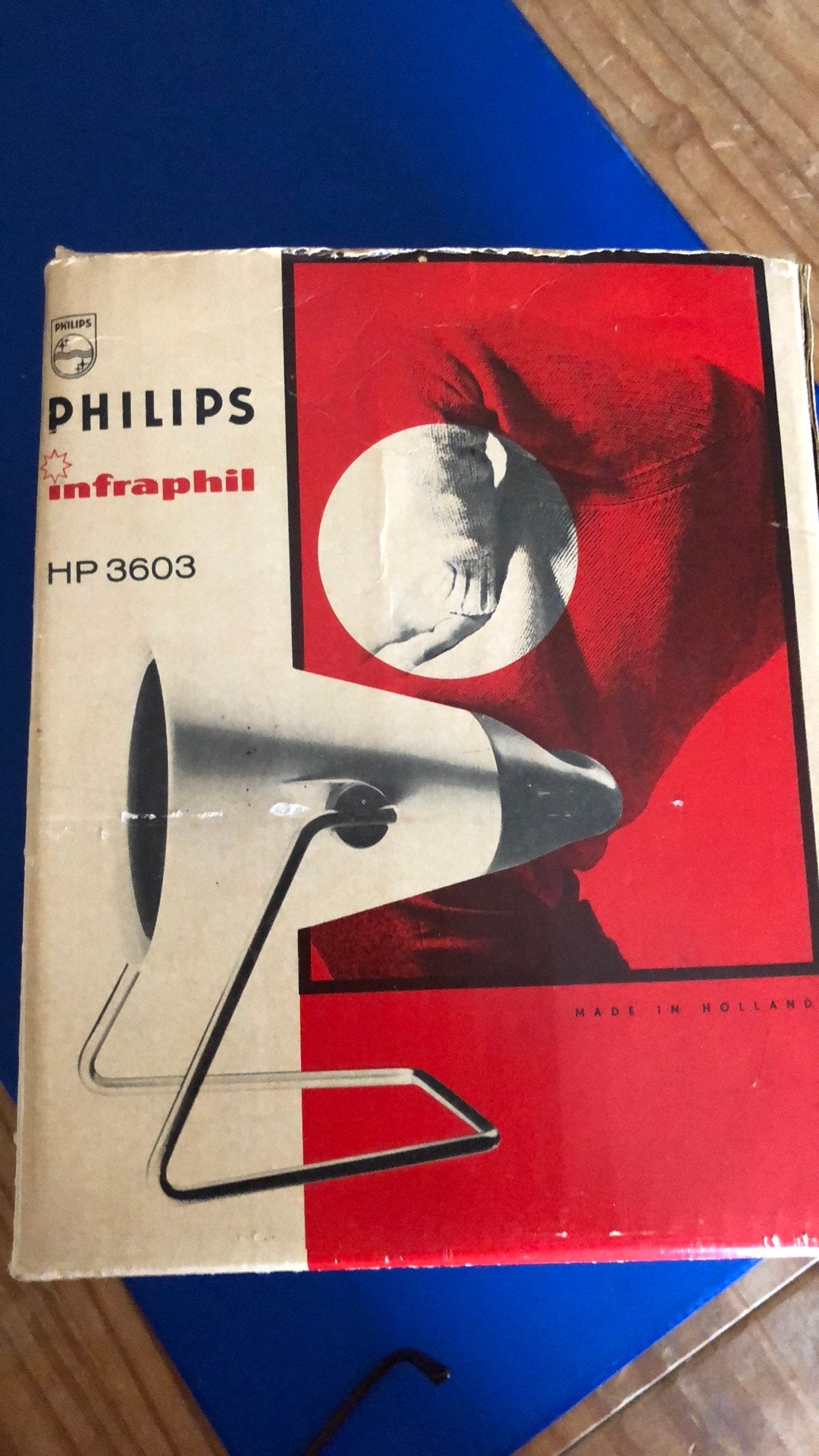 Philips infrarood lamp, Ophalen