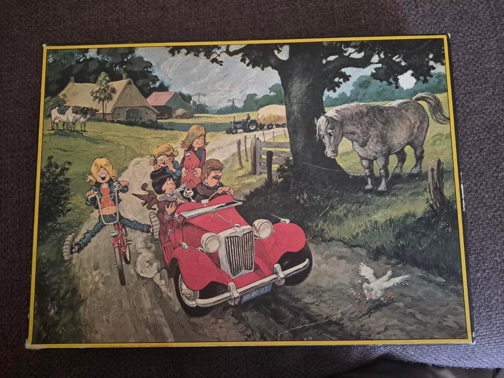 Oude legpuzzel van Jan Jans en de kinderen., Hobby en Vrije tijd, Denksport en Puzzels, Ophalen of Verzenden, 500 t/m 1500 stukjes
