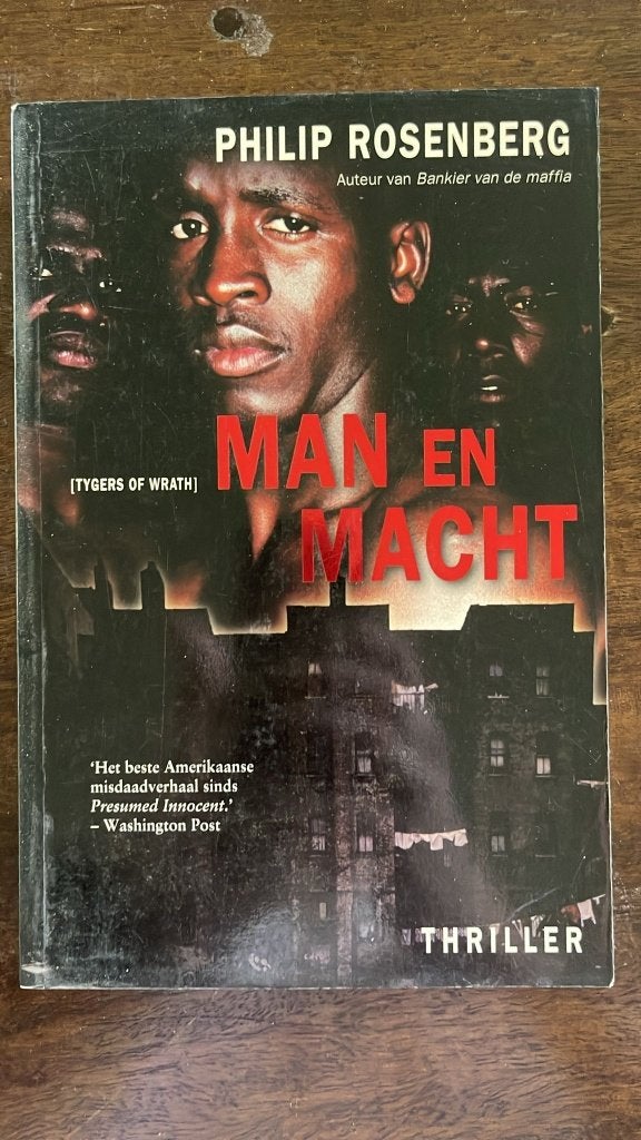 Boek: Man en macht, Boeken, Thrillers, Ophalen of Verzenden, Gelezen, Philip Rosenberg