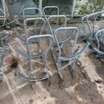 Fietsenrekken, Ophalen, Gebruikt