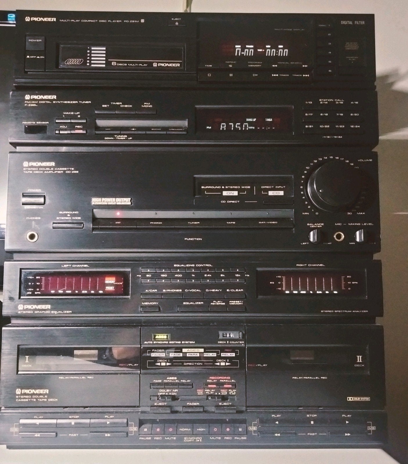 Pioneer DC-Z92 vintage audio set en Medion MD 4400, Ophalen, Cassettedeck, Pioneer