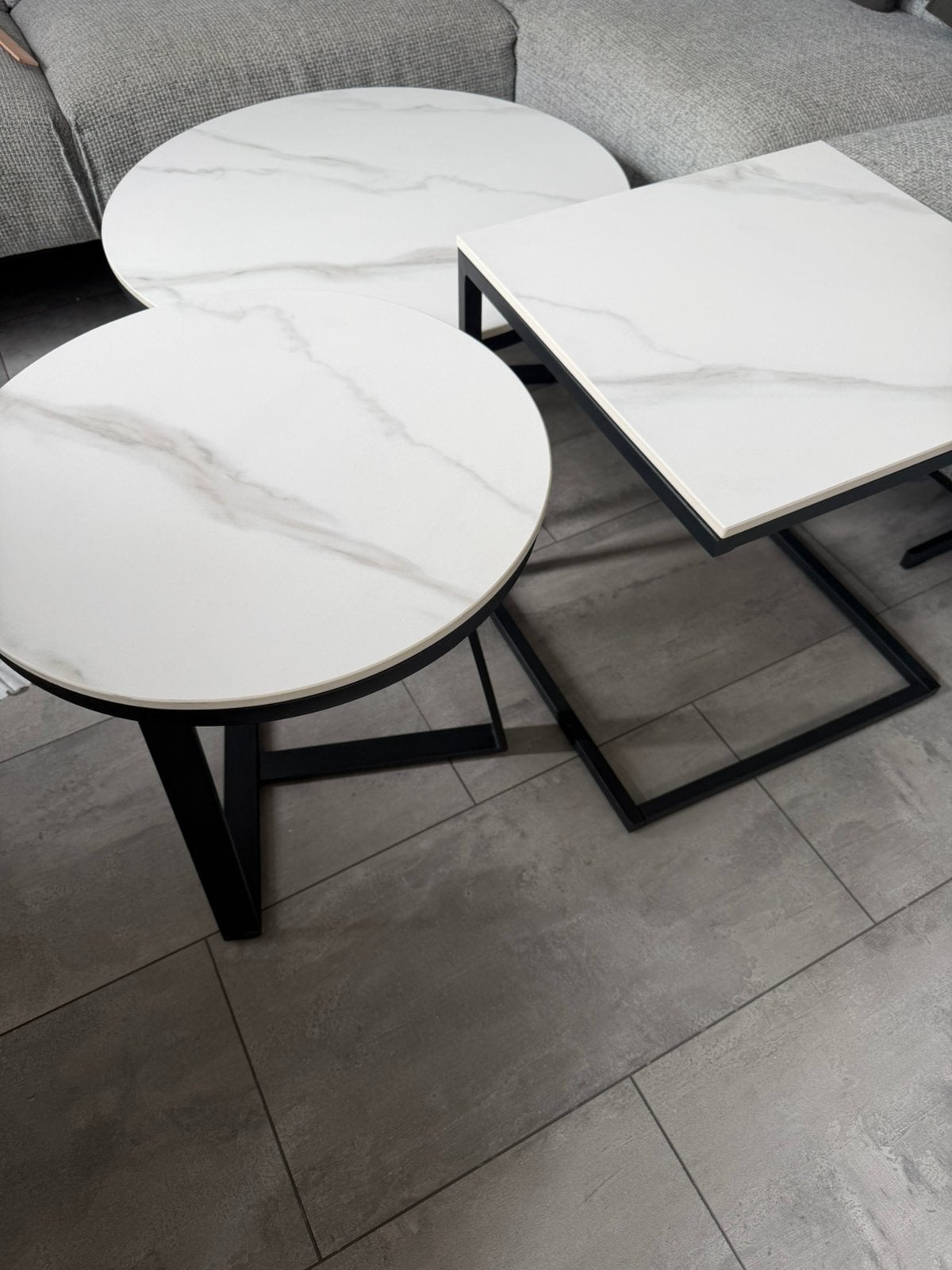 Salontafels 2, Ophalen, Zo goed als nieuw, Rond, 50 tot 100 cm