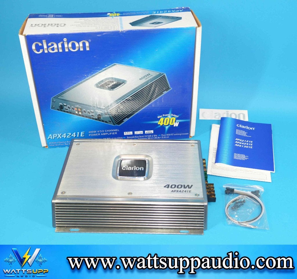 Clarion APX4241E 4 kanaals versterker