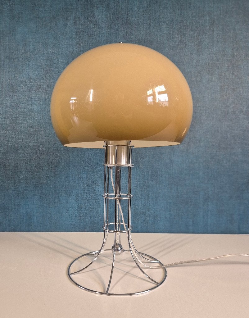 Vintage tafellamp - Herda | mushroom | zeldzaam - Jaren 70, -, -, Zo goed als nieuw, Vintage design space age mid century retro
