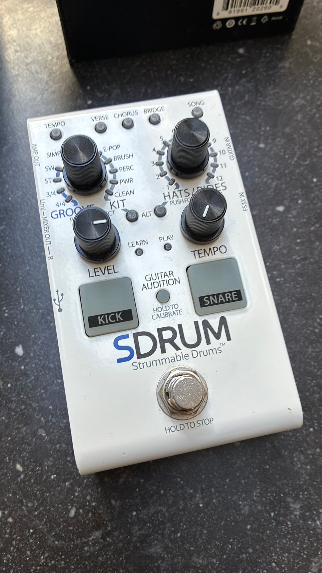 Digitech SDRUM VERSIE 04 zonder Adapter NIEUWE UITVOERING, Muziek en Instrumenten, Ophalen of Verzenden