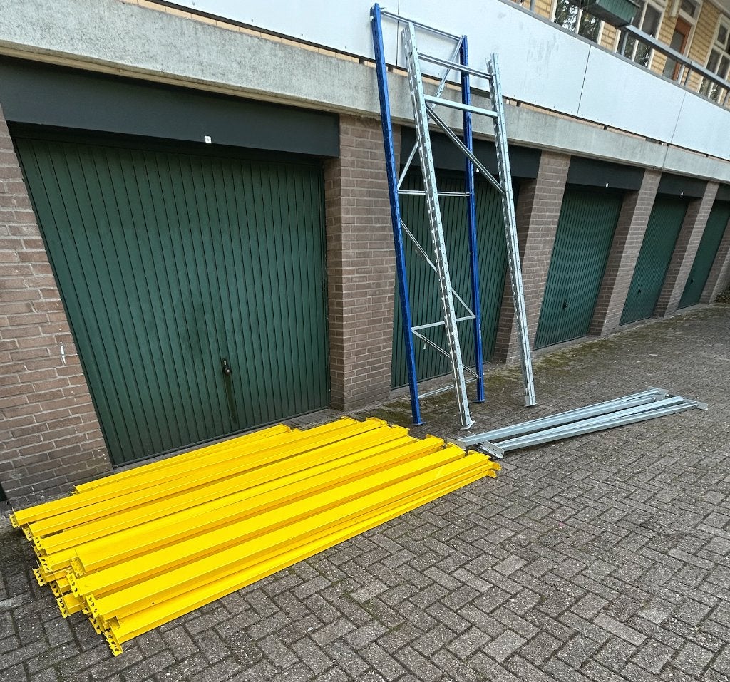 Hoge palletstelllingen - 32 x liggers -stelling onderdelen, Ophalen