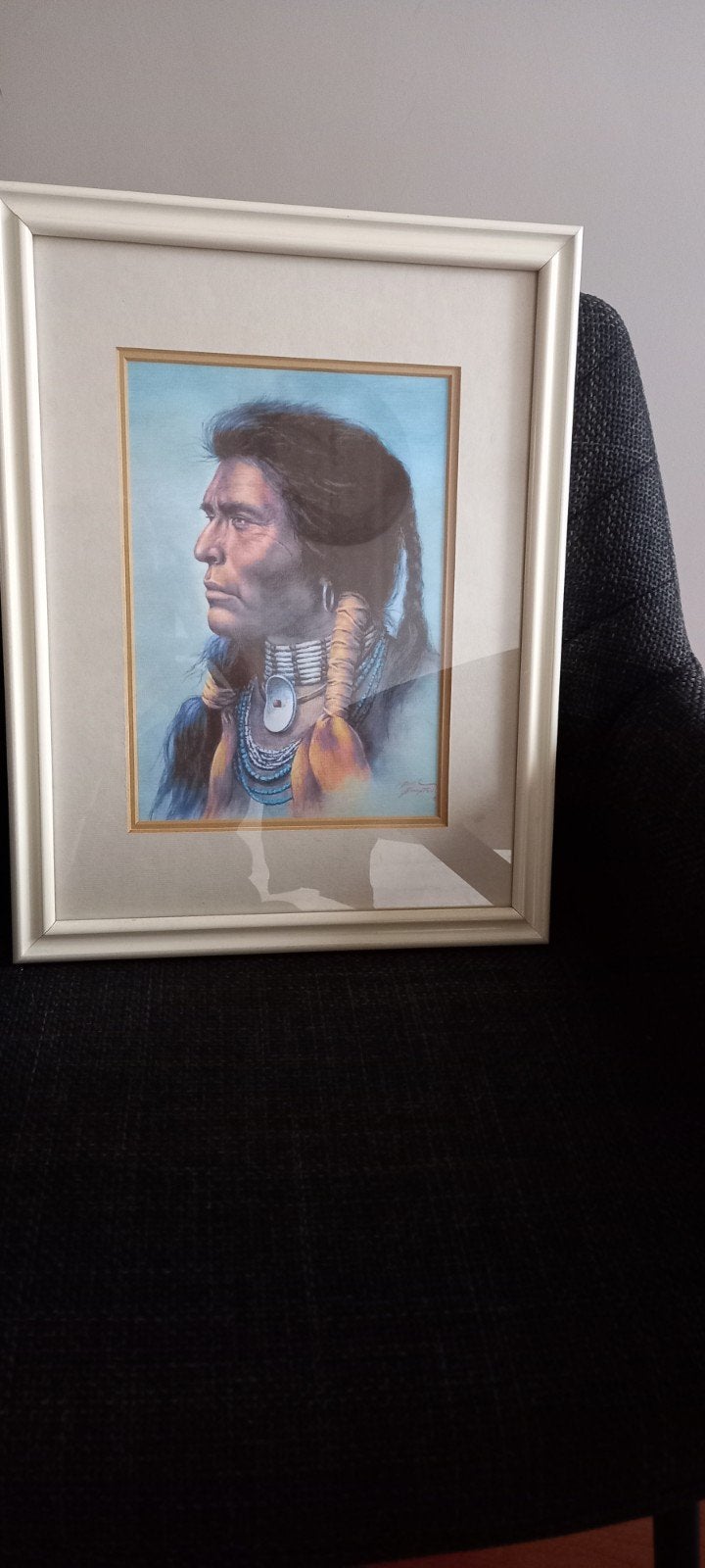 schilderij met lijst, Ophalen
