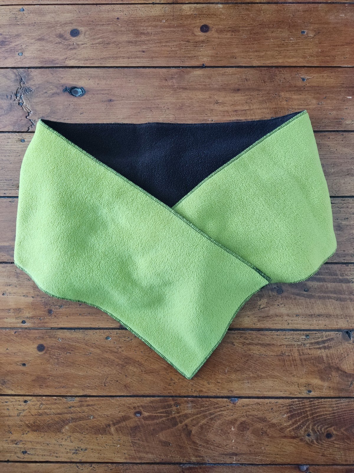 warme fleece sjaal lime/bruin WE, WE, Jongen of Meisje, Nieuw, Ophalen of Verzenden