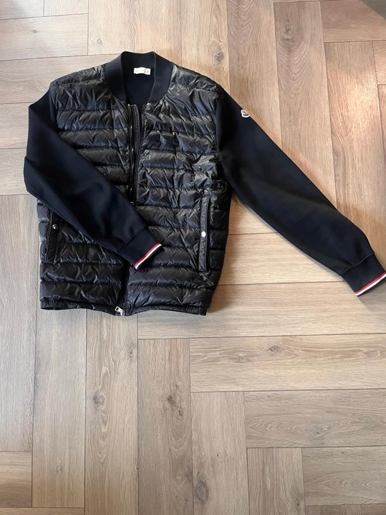Moncler Jack Maat L Origineel, Ophalen of Verzenden, Zo goed als nieuw, Maat 52/54 (L), Zwart