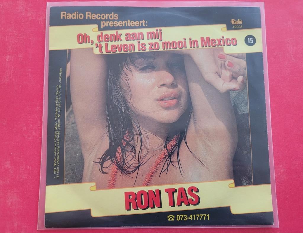 Ron Tas - Oh denk aan mij - Het leven is zo mooi in Mexico., Ophalen, Zo goed als nieuw, Overige formaten, Levenslied of Smartlap