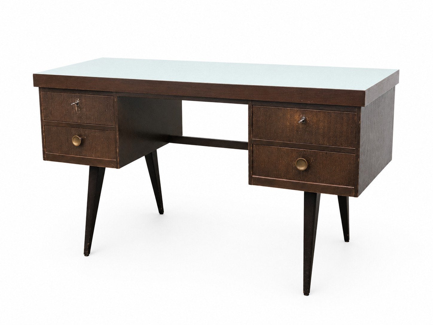 vintage bureau buro midcentury Ekawerk Lippe, Ophalen, Gebruikt