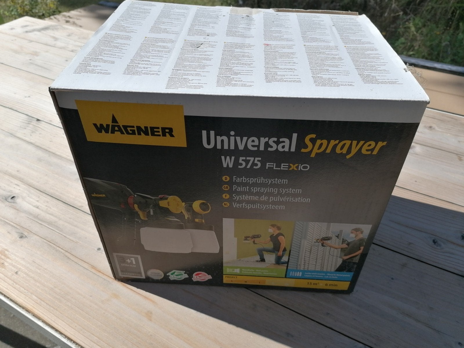 Wagner Universal Sprayer W 575 FLEXiO verfspuitsysteem, Doe-het-zelf en Verbouw, Ophalen, Gebruikt, Verfspuit of Verfpomp